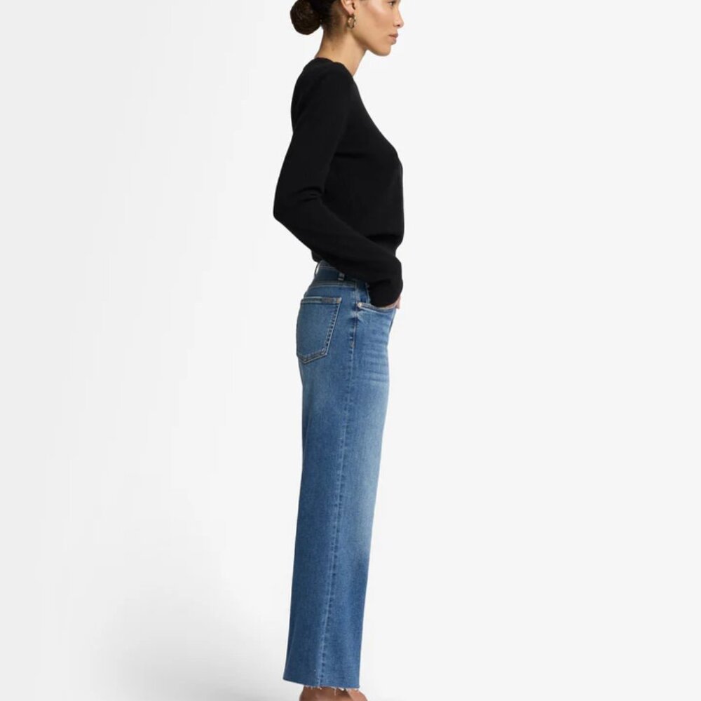 7 For All Mankind Cropped Alexa Raw Hem Jeans - Size 27 - Picture 6 of 10